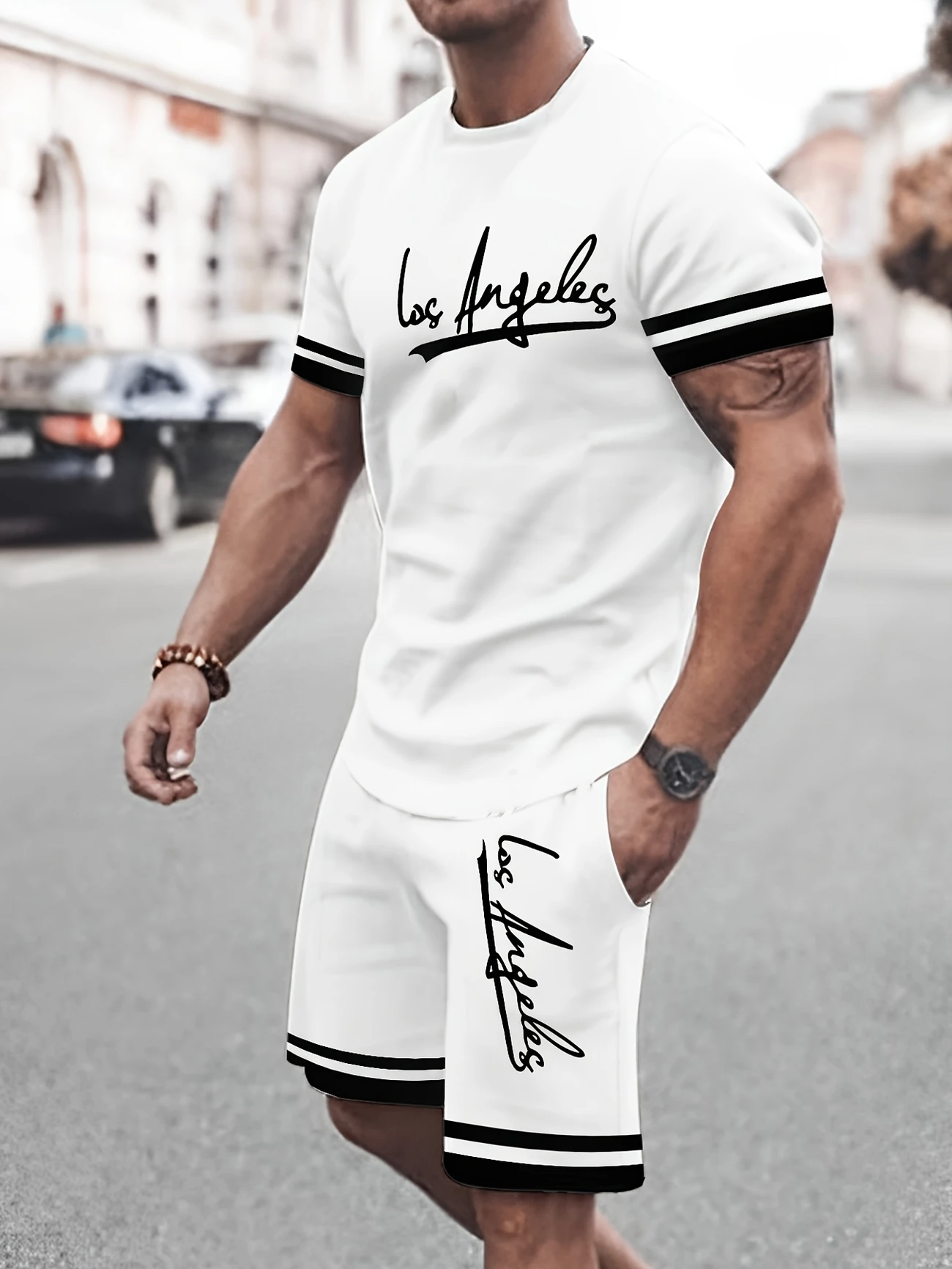 Men’s 3D Print Summer Set
