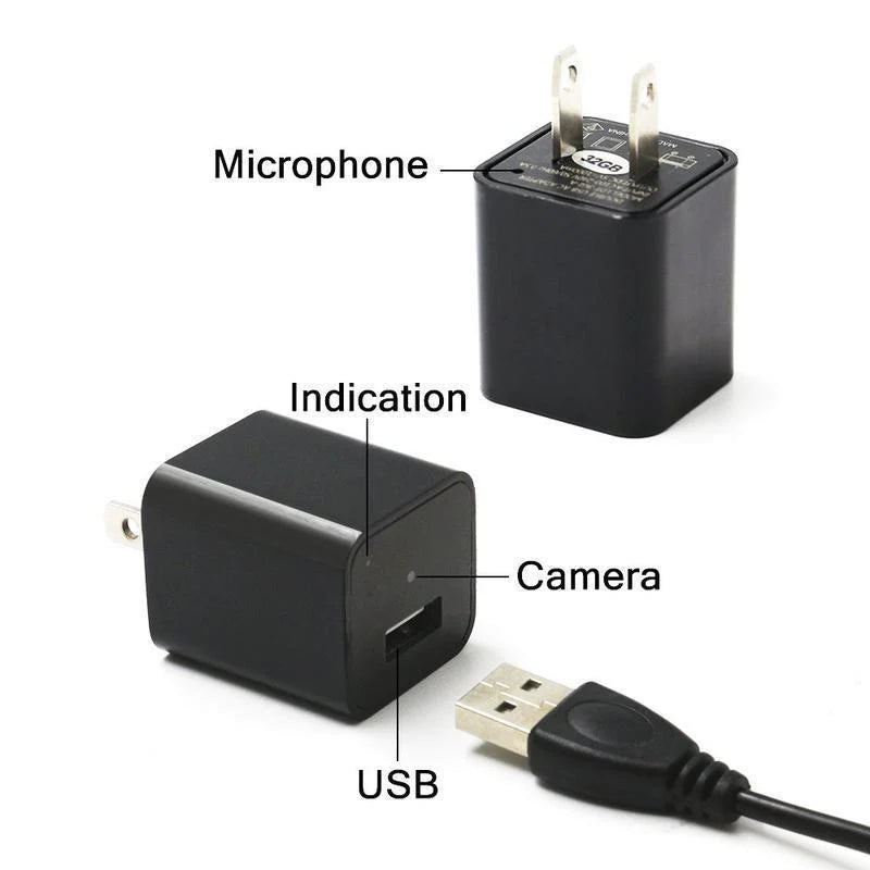 Charger WIFI - 1080P Mini Charger USB Camera