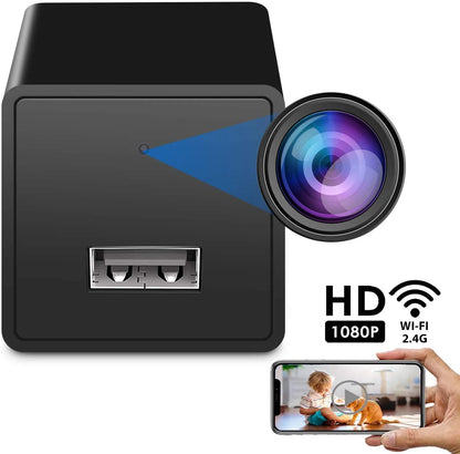 Charger WIFI - 1080P Mini Charger USB Camera