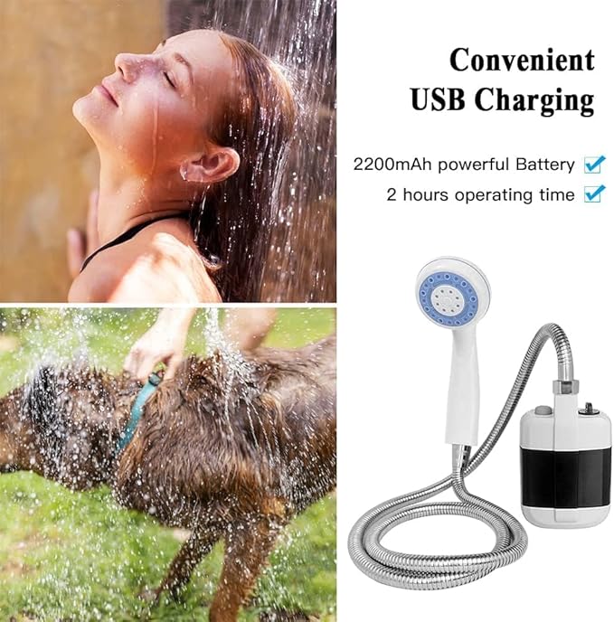 Compact Handheld Outdoor Shower