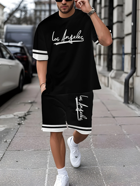 Men’s 3D Print Summer Set