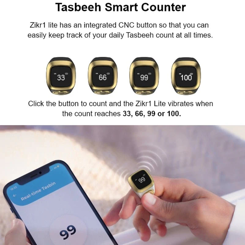 Digital Tasbih Zikr Ring